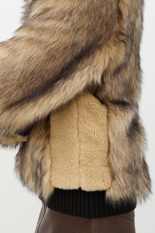 Rabanne Faux Fur Coat
