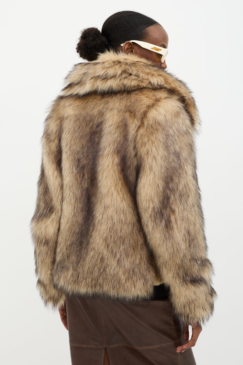Rabanne Faux Fur Coat