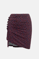Rabanne Floral Ruched Skirt