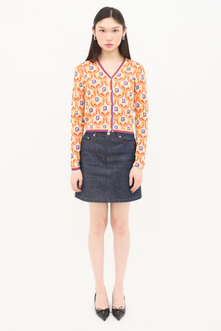 Rabanne Jacquard Cardigan