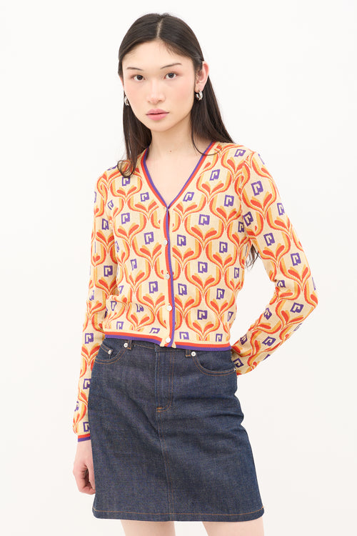 Rabanne Jacquard Cardigan