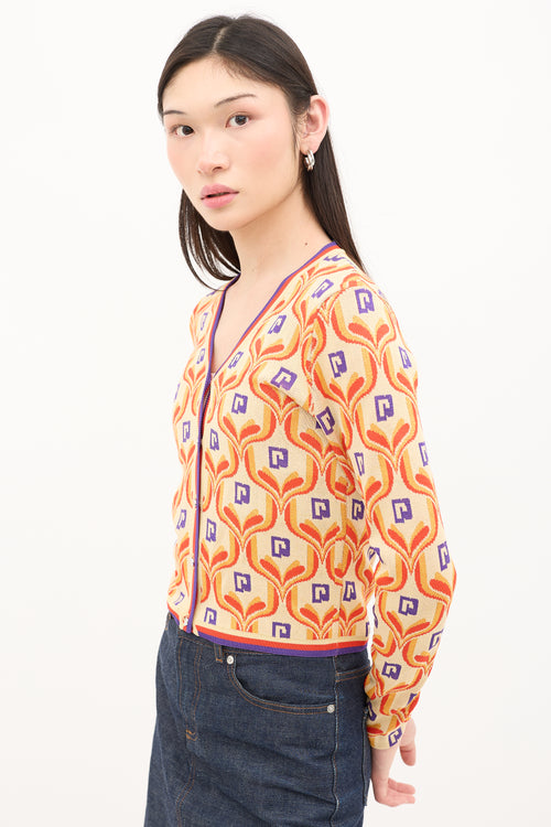 Rabanne Jacquard Cardigan