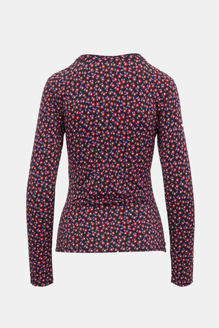 Rabanne Jersey Floral Top