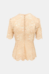 Rabanne Lace Pintuck Top