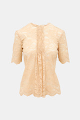 Rabanne Lace Pintuck Top