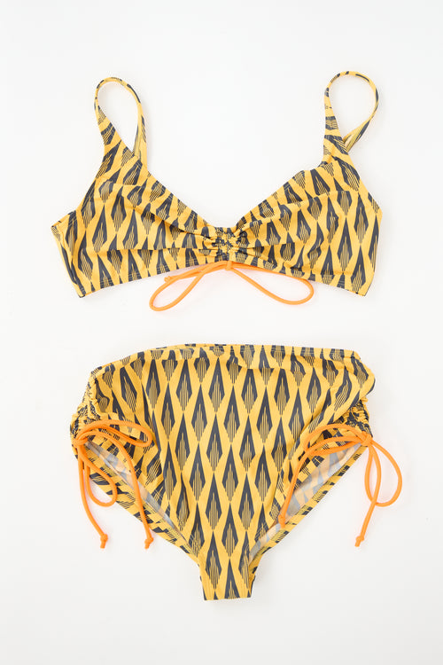 Rabanne Printed Two Piece Swimsuit