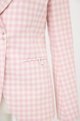 Rabanne Wool Gingham Blazer