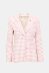 Rabanne Wool Gingham Blazer