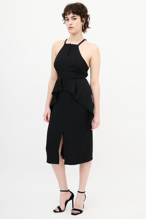 Rachel Comey Black Halter Midi Dress