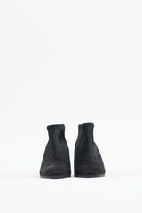 Rachel Comey Black Leather Textured Mars Boot
