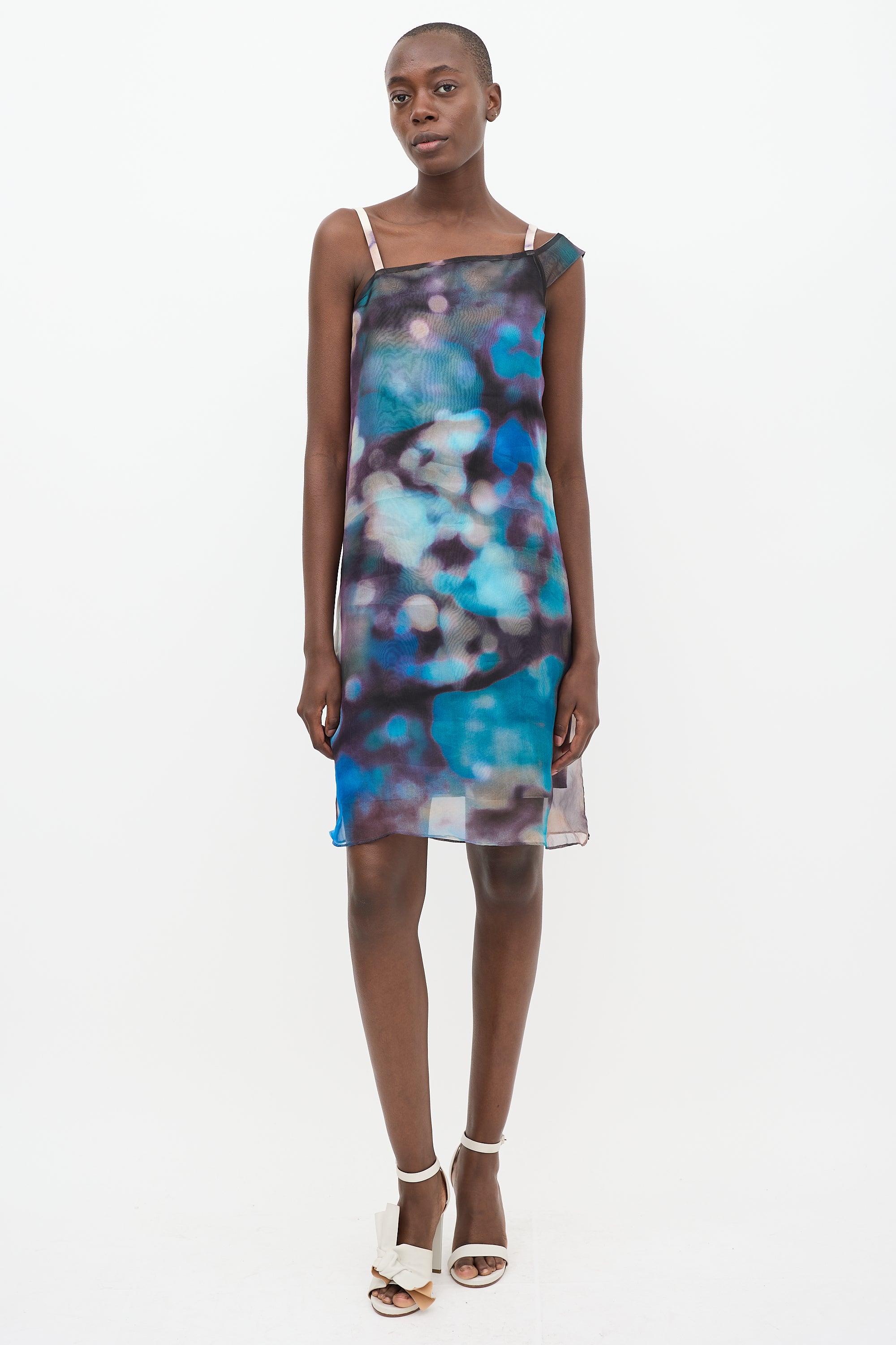 asymmetrical shift dress Lafayette 148 New York Asymmetrical Shift Dress, Black / 2