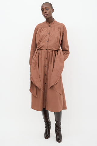 Rachel Comey Brown Elan Shirt Dress