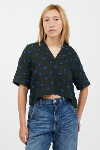 Rachel Comey Green & Blue Thread T-Shirt