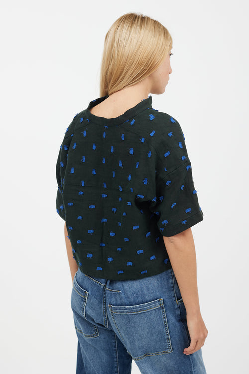Rachel Comey Green & Blue Thread T-Shirt
