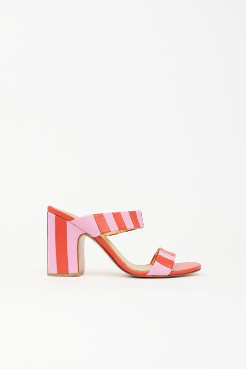 Rachel Comey Leather Stripe Spritz Sandal