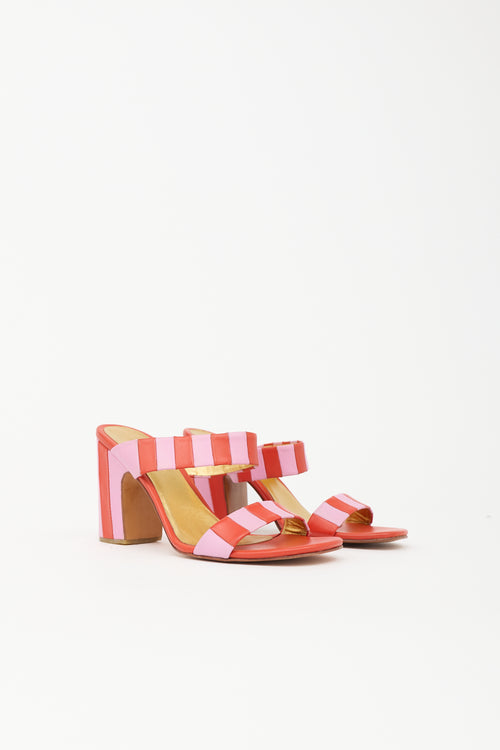 Rachel Comey Leather Stripe Spritz Sandal