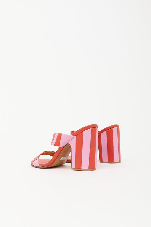 Rachel Comey Leather Stripe Spritz Sandal