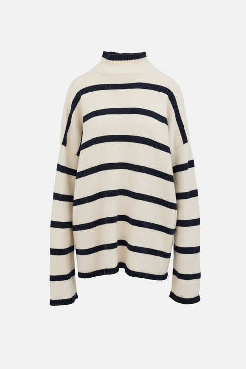 Raey Cashmere Striped Sweater