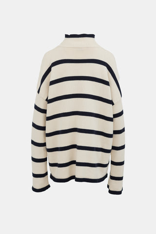 Raey Cashmere Striped Sweater