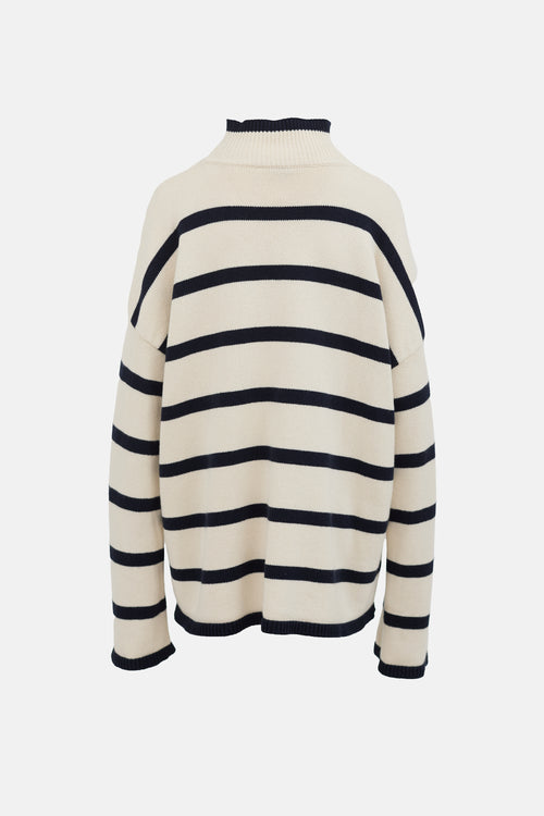 Raey Cashmere Striped Sweater