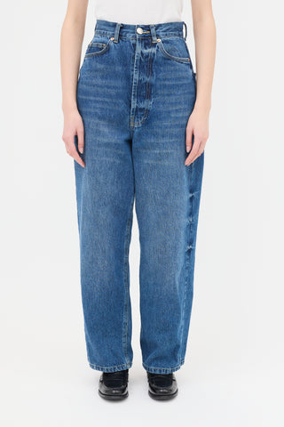 Raey High Waist Wide Taper Jeans