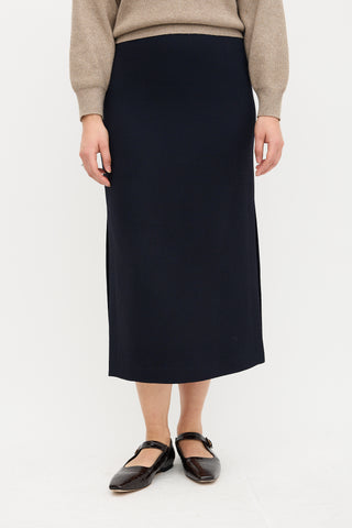 Raey Wool Midi Skirt