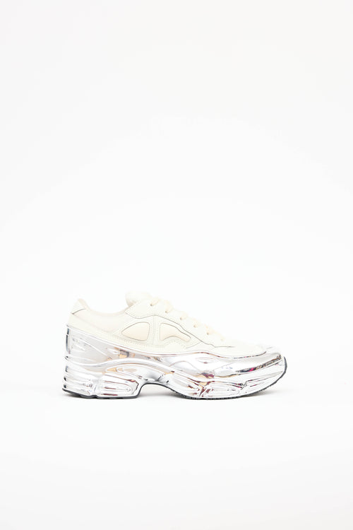 Raf SimonsX Adidas Metallic Ozweego Sneaker