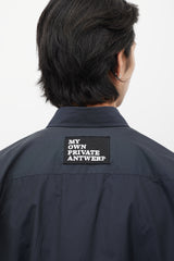 Raf Simons Black & Multicolour Nylon Patched Shirt