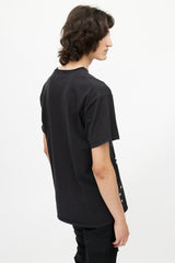 Raf Simons Black & Multicolour Space Print T-Shirt