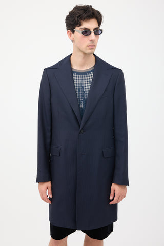 Raf Simons Navy Sailor Top Coat