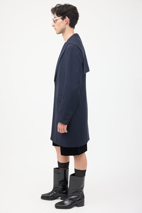 Raf Simons Navy Sailor Top Coat