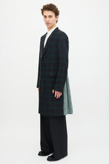 Raf Simons SS 2013 Plaid & Floral Coat