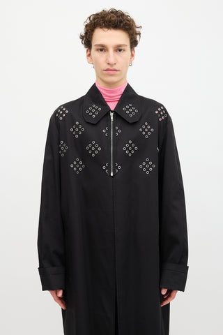 Raf Simons SS 2016 Eyelet Coat