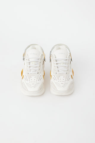 Raf Simons White & Multi Cylon-21 Sneaker