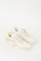Raf Simons White & Multi Leather Cylon-21 Sneaker