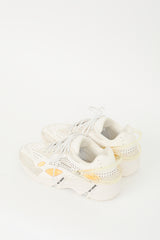 Raf Simons White & Multi Leather Cylon-21 Sneaker