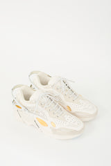 Raf Simons White & Multi Leather Cylon-21 Sneaker