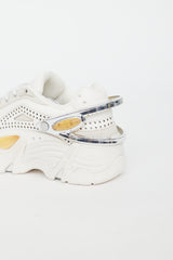 Raf Simons White & Multi Cylon-21 Sneaker