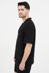 Rag & Bone Black Short Sleeve Shirt