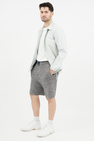 Rag & Bone Black & White Knit Cashmere Short