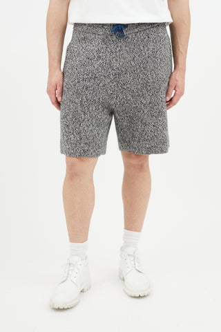 Rag & Bone Black & White Knit Cashmere Short