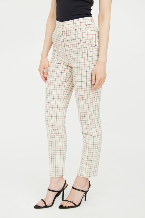 White & Multi Check Wool Blend Suit Rag & Bone