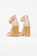 Rag & Bone Beige Ellis Open Toe Heeled Sandal