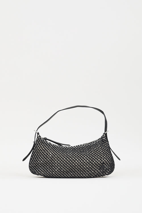 Rag & Bone Black & White Summer Shoulder Bag