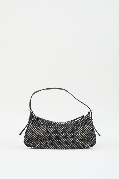 Rag & Bone Black & White Summer Shoulder Bag