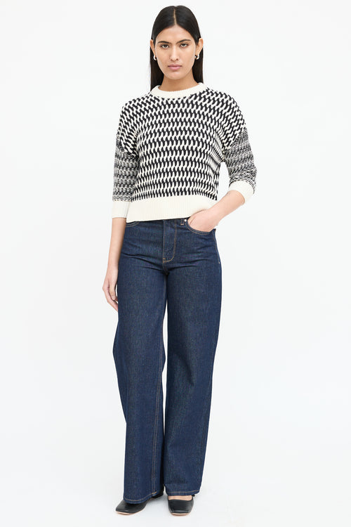 Rag & Bone Geometric Knit Sweater