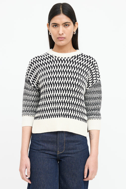 Rag & Bone Geometric Knit Sweater