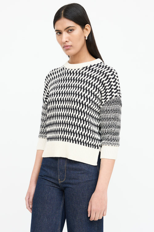 Rag & Bone Geometric Knit Sweater
