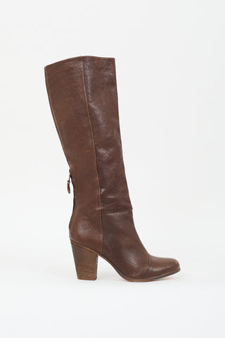 Rag & Bone Brown Leather Knee High Boot