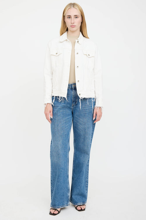 Rag & Bone Distressed Denim Jacket